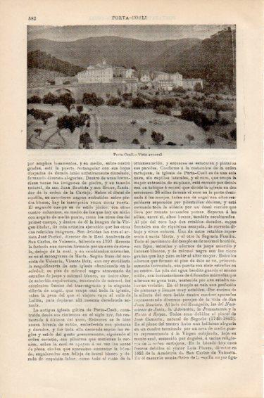 LAMINA V50937: Vista de Porta-Coeli, Valencia