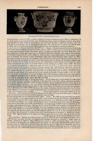 LAMINA V50922: Porcelana de Vinovo
