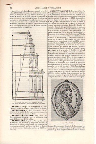 LAMINA V51353: Entrada Arfe y Villafañe
