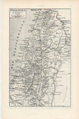 LAMINA V51083: Mapa de Palestina