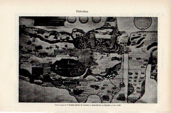 LAMINA V51081: Mapa de mosaicos de Palestina, Madeba 1880