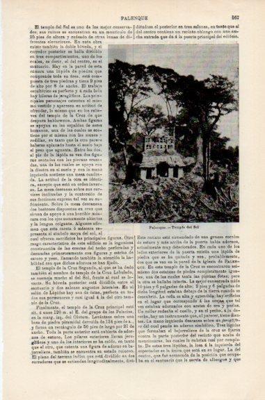 LAMINA V51076: Templo del Sol en Palenque, Mejico