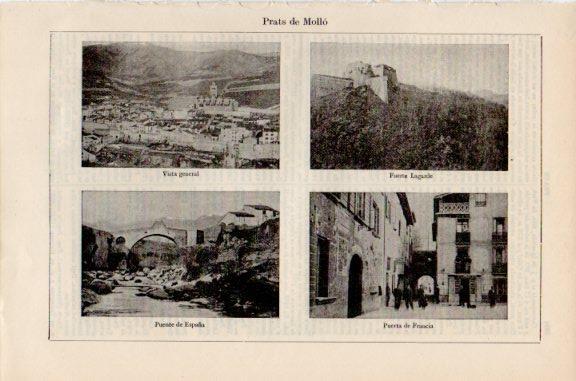 LAMINA V51035: Vistas de Prats de Mollo, Francia