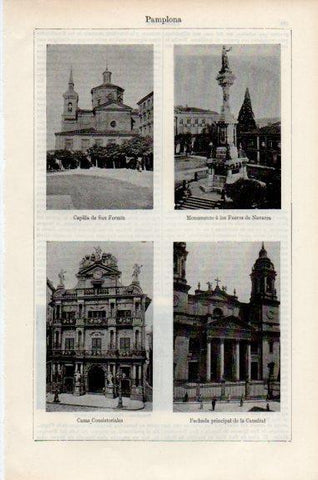 LAMINA V51057: Vistas de Pamplona