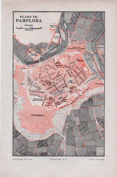 LAMINA V51055: Plano de Pamplona