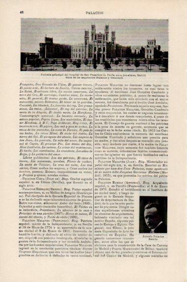 LAMINA V51047: Hospital San Francisco de Paula en Madrid
