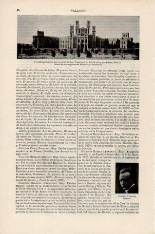 LAMINA V51047: Hospital San Francisco de Paula en Madrid