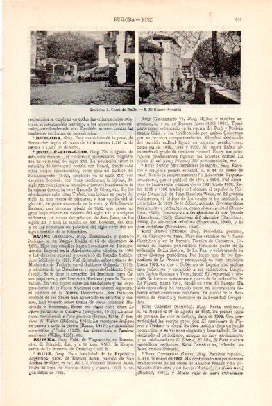 LAMINA V51355: Cerro de Baile y barrio Avenida en Ruiloba, Santander