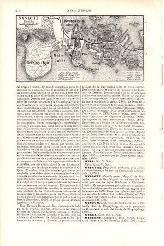 LAMINA V51703: Plano de Nyslott, Finlandia