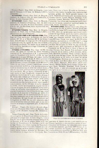 LAMINA V51701: Trajes de ceremonia de Nyasaland