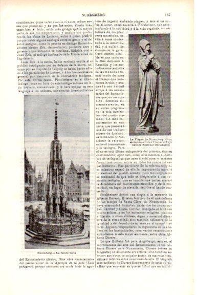 LAMINA V51697: La fuente bella en Nuremberg