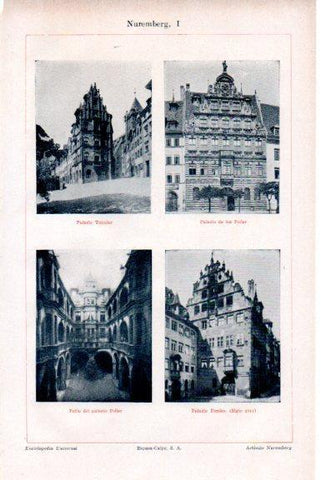LAMINA V51695: Palacios en Nuremberg
