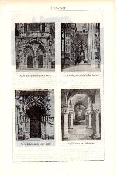 LAMINA V51694: Iglesias en Nuremberg