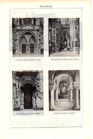 LAMINA V51694: Iglesias en Nuremberg