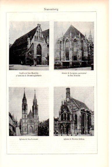 LAMINA V51691: Iglesias en Nuremberg