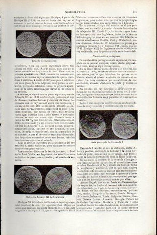 LAMINA V51683: Esterlin de Enrique III y Noble de Eduardo III