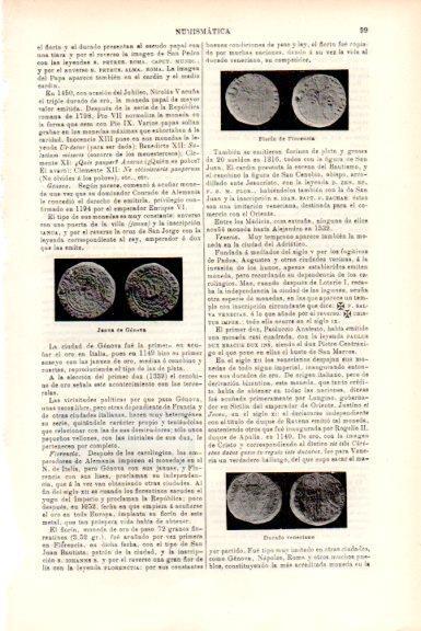 LAMINA V51682: Florin de Florencia y Janua de Genova