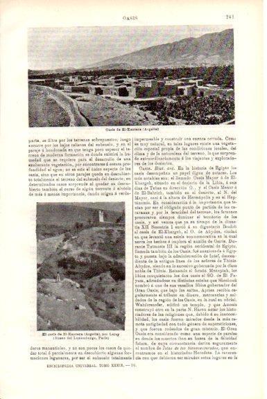 LAMINA V51710: Oasis El-Kantera, Argelia