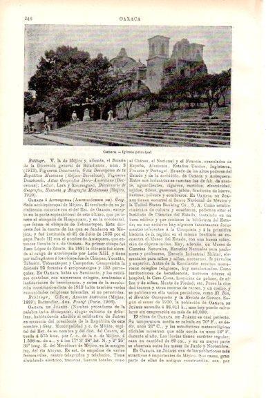 LAMINA V51712: Iglesia en Oaxaca, Mejico