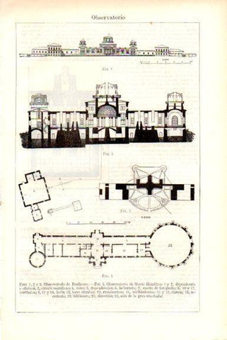 LAMINA V51738: Observatorio de Poulkowa y Monte Hamilton