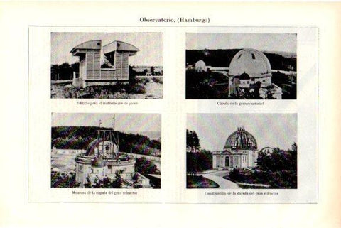 LAMINA V51734: Cupula del Observatorio de Hamburgo