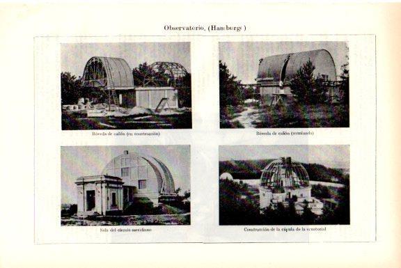LAMINA V51733: Observatorio de Hamburgo