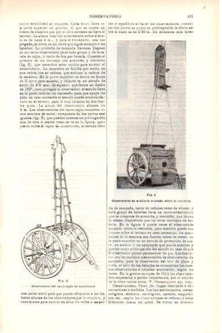 LAMINA V51730: Observatorio de artilleria