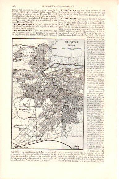 LAMINA V51639: Plano de Filipopolis, Bulgaria