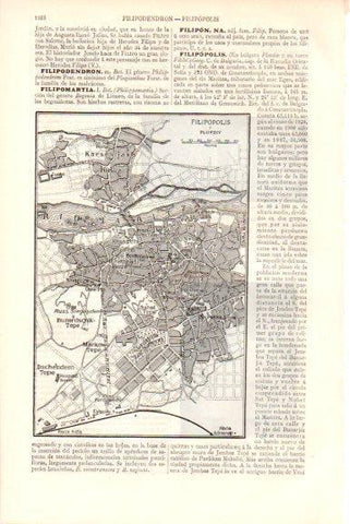 LAMINA V51639: Plano de Filipopolis, Bulgaria