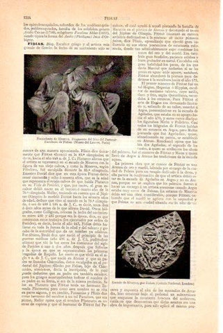 LAMINA V51620: Nacimiento de Minerva, friso del Partenon