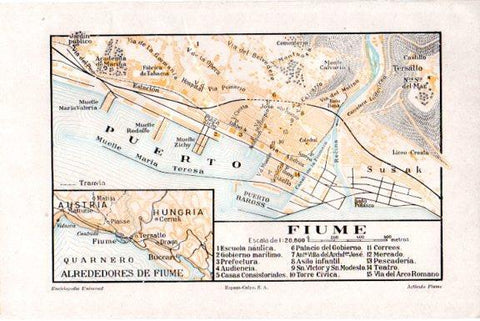 LAMINA V51671: Plano de Fiume
