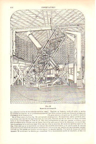 LAMINA V51744: Ecuatorial de Greenwich