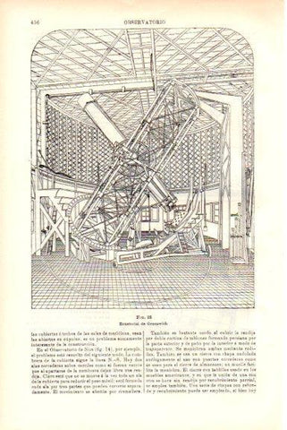 LAMINA V51744: Ecuatorial de Greenwich