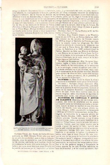 LAMINA V51826: Virgen del Olivet