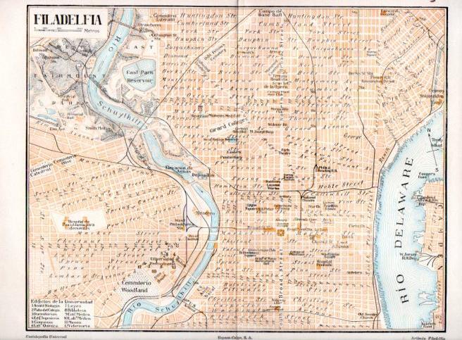 LAMINA V51863: Plano de Filadelfia, Estados Unidos