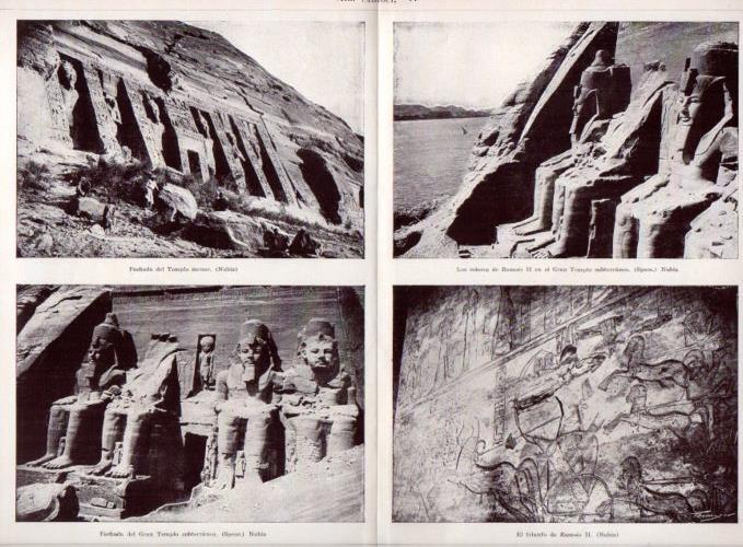 LAMINA V51860: Vistas de Abu Simbel, Egipto
