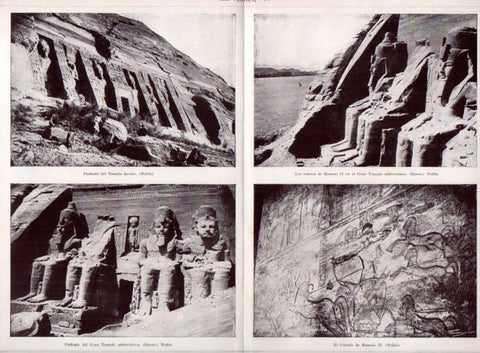 LAMINA V51860: Vistas de Abu Simbel, Egipto