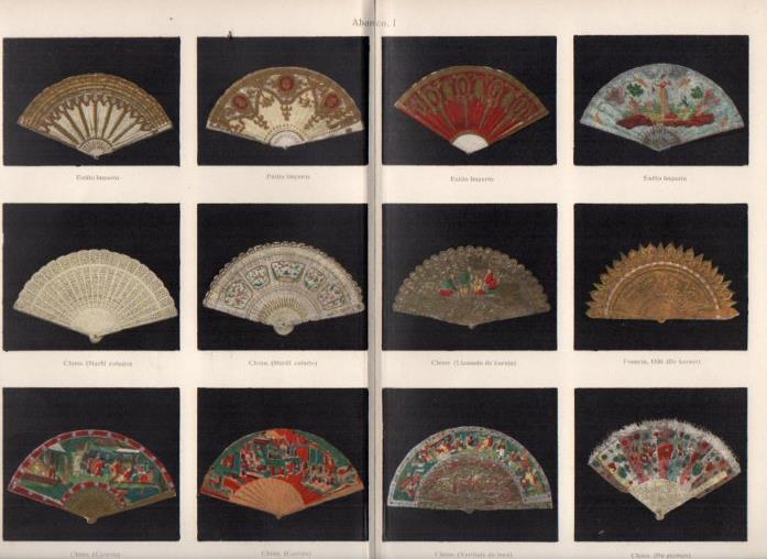 LAMINA V51854: Abanicos de la Coleccion de Carlos Pirozzini Barcelona