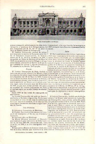 LAMINA V51764: Museo Oceanografico de Monaco