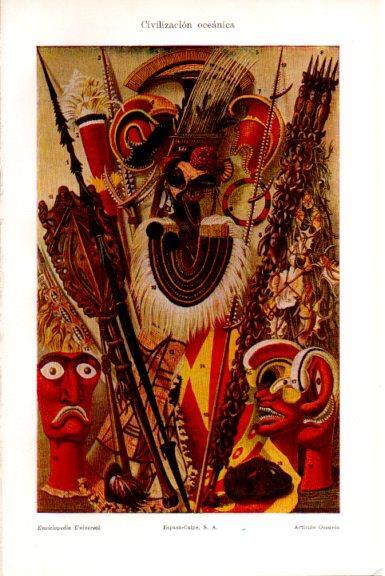 LAMINA V51761: Civilizacion de Oceania