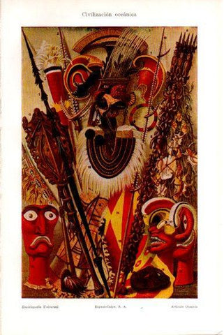 LAMINA V51761: Civilizacion de Oceania