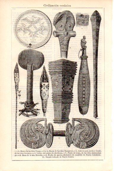 LAMINA V51757: Civilizacion de Oceania