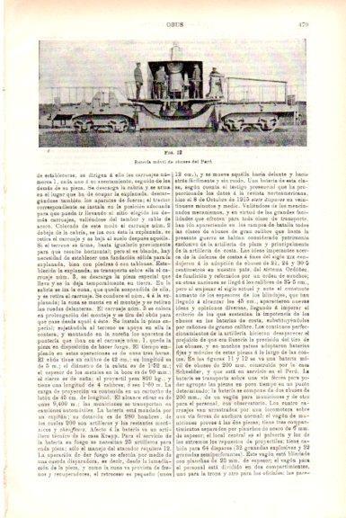 LAMINA V51748: Bateria movil de obuses de Peru