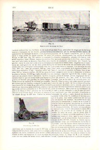 LAMINA V51747: Bateria movil de obuses de Peru