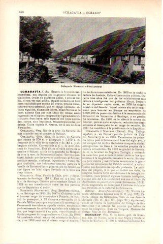 LAMINA V51779: Vista de Ochagavia, Navarra