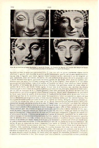 LAMINA V51802: Ojos de estatuas de Grecia