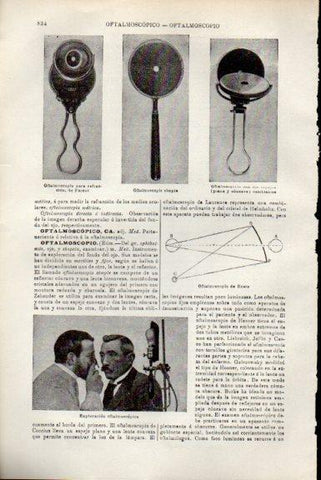 LAMINA V51796: Oftalmoscopio