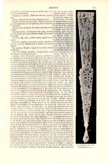 LAMINA V51448: Abanico de marfil