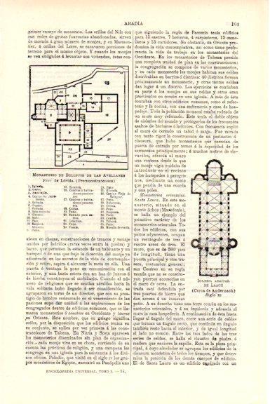 LAMINA V51438: Planta Monasterio de Bellpuig de las Avellanes