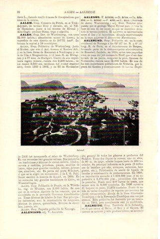 LAMINA V51424: Vista de Aalesund, Noruega
